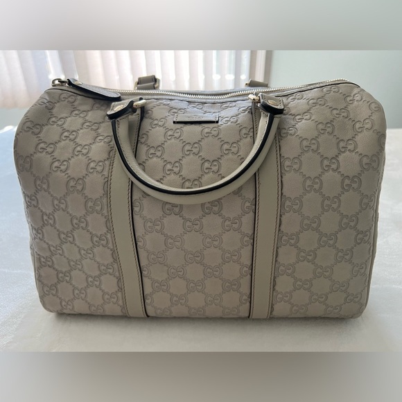 Gucci Handbags - Gucci Boston Leather Handbag